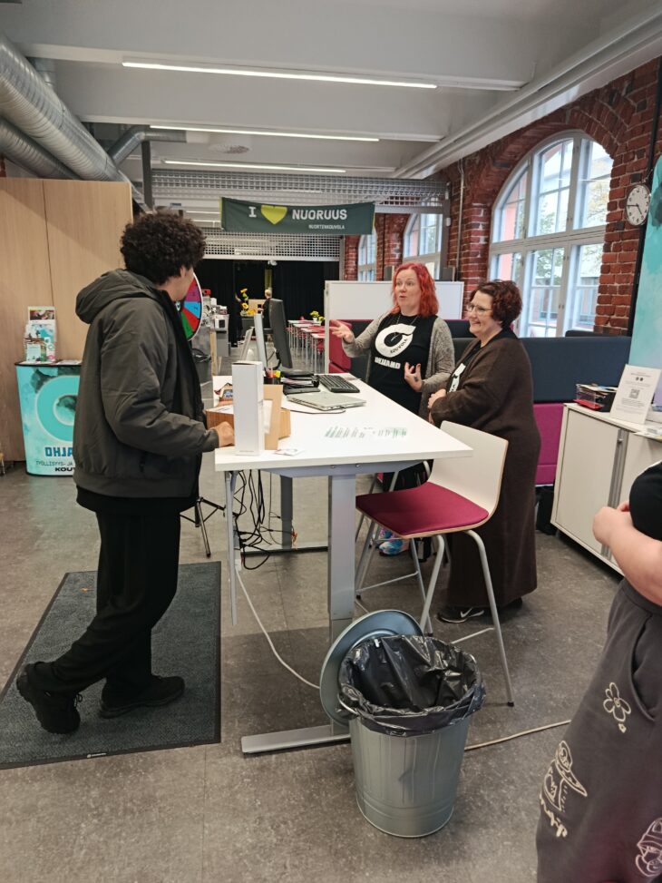 The picture shot in youth centre.